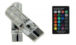 LED lemputės + nuotolinio valdymo pultas MotoLEDy T10