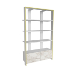 Knygų lentyna Kalune Design Elena 875ZNA4615, balta
