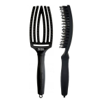 Plaukų &scaron;epetys Olivia Garden Fingerbrush Combo Full, Black, 1 vnt.