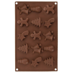 Orion kepimo forma, 29x17 cm, Sausainių forma silikoninė oranžinė &scaron;ventinė SILLINIE
