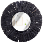 Sieninis veidrodis Home Styling Collection, juodas