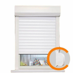 Roller shutter - PVC - Manual strap - L 100 x H 120 cm