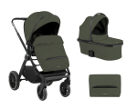 Universalus vežimėlis KikkaBoo Tiffany Adjustable 2in1, Army Green