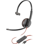 HP Poly Blackwire 3210 ausinės &ndash; USB-C &ndash; monofoninė &ndash; juoda
