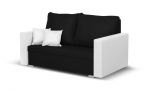 Sofa Eko, balta/juoda