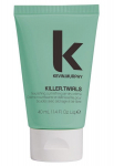 Maitinantis kremas garbanotiems plaukams Kevin Murphy Killer Twirls Nourishing Curl Refining Air-Dry Cr&egrave;me, 40 ml, one size