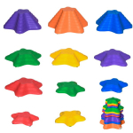 Balanso akmenys, laipteliai, 11 vnt., sukraunami, neslidūs, tvirti, skirti naudoti viduje ir lauke, atlaiko iki 80 kg svorį