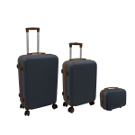 Lagaminų rinkinys Voyager, pilkas, 3 vnt