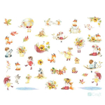 Dekoravimo elementai, įvairių spalvų DallPrint, 50vnt