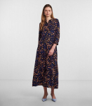 YAS moteri&scaron;ka suknelė SAVANNA 26022663*11, juodas/mėlyna