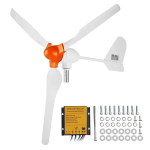 Horizontalios a&scaron;ies vėjo generatorius Vevor 12V 800W, 3 menčių