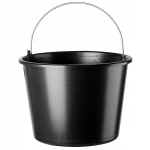 Statybinis kibiras su rankena, plastikinis, apvalus, 16L