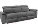 Trivietė sofa Loft Pareli, pilka