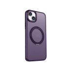 Fioletinis Mag Ring dėklas su pasukamu laikikliu Iphone 12/12 Pro