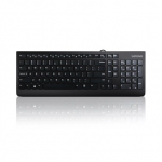 Lenovo 300 Usb klaviatūra &ndash; Ergonomi&scaron;ka, atspari vandeniui, juoda