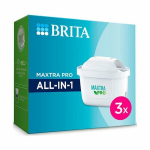 Filtru kasetės - Brita - Maxtra Pro - 3 vnt. rinkinys - &Scaron;alina priemai&scaron;as - Gerina vandens skonį