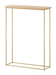 Stalas-konsolė ADRK Furniture Sili, auksinis/rudas
