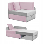 Vaiki&scaron;ka kampinė sofa-lova Denis Duo, pilka