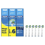 Oral-B Precision Clean 6 vnt. keičiamų dantų &scaron;epetėlių galvučių rinkinys su CleanMaximizer technologija - 4210201325253