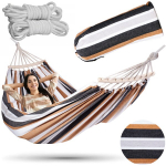 EDEN SAND dryžuotas sodo hamakas