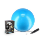 Gimnastikos kamuolys HMS YB01, 75 cm, mėlynas, M