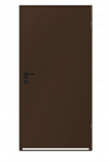 Techninės plieninės i&scaron;orinės durys 100x200cm rudos spalvos
