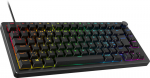 HyperX Alloy Rise 75 -pelin&auml;pp&auml;imist&ouml;, HyperX Linear -kytkimet, musta