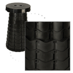 Sulankstoma turistinė taburetė (juoda) StoreGd