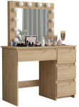 Kosmetinis staliukas German, 75x94 cm., rudas, uniwersalny