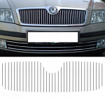 SKODA OCTAVIA - CHROMO GROTELIŲ PRITRAUKIMO GROTELĖS