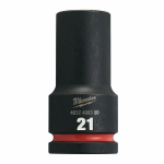 Milwaukee 3/4" 21mm ilgas smūginis lizdas