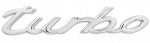 Lipnus ženkliukas PORSCHE TURBO 11,5x2,3 cm sidabrinės spalvos