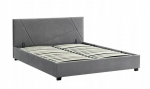 Lova Signal Meble Columbia Velvet, 140x200 cm, pilka