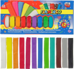 Kvadratinis plastilinas 12x12mm 12 spalvų - Titanum