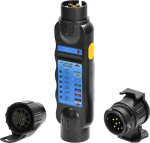 Orno Or-ae-13231 priekabos lizdo testeris, 13/7-pin, 12/24v