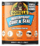 Gorilla sealant Waterproof Coat&Seal 473ml, black
