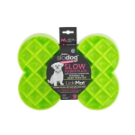 Lėto ėdimo dubenėlis LickiMat Dog Small Slodog, žalias