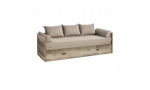 Sofa-lova BRW Malcolm, smėlio spalvos