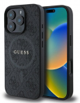 Dėklas &ndash; GUESS &ndash; 4G žiedo klasikinis logotipas &ndash; MagSafe &ndash; iPhone 16 Pro &ndash; juodas