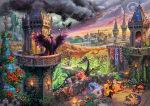 Dėlionė 1000 dalių: Thomas Kinkade: Piktoji, Disney