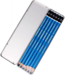 Pie&scaron;tukų rinkinys Staedtler Mars Lumograph 8b-hb, 6 vnt., metalinė dėžutė