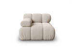 Modulinė sofa Micadoni Bellis, 94x94x64 cm, balta, De&scaron;ininis variantas