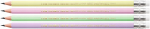 Bic Evolution Pastel Hb pie&scaron;tukas su trintuku, 12 vnt.