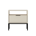 Naktinė spintelė Austin, 55x33x56,4 cm, ruda/juoda