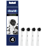 Elektrinio dantų &scaron;epetėlio antgalis Dantų &scaron;epetėliai - ORAL-B - Pure Clean - Anglis - Vegan - 4 &scaron;epetėliai