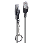 Tinklo Kabelis - LINDY Cat.6A S/FTP LSZH Tinklo Apsaugos Kabelis, RJ45, M/M, 500MHz, 15 m, Pilkas