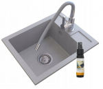 Kriauklė Granitan virtuvės mai&scaron;ytuvas Flex sifonas