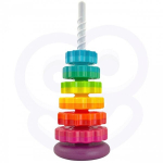 Edukacinė piramidė Susuktas bok&scaron;tas Woopie Baby