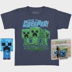 Funko Pocket POP! & Tee: Minecraft - Blue Creeper