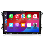 skirta vw Golf 5 6 Touran Eos Tiguan Polo skoda passat gps navigacija wifi bluetooth dab+ carplay 4g lte 2din swc